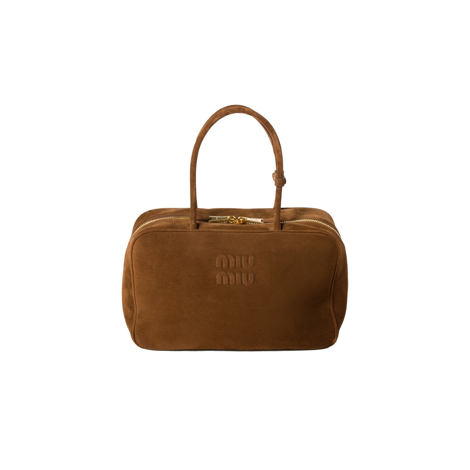 MIU MIU SUEDE BEAU BAG 5BB117 (34*23*10cm)