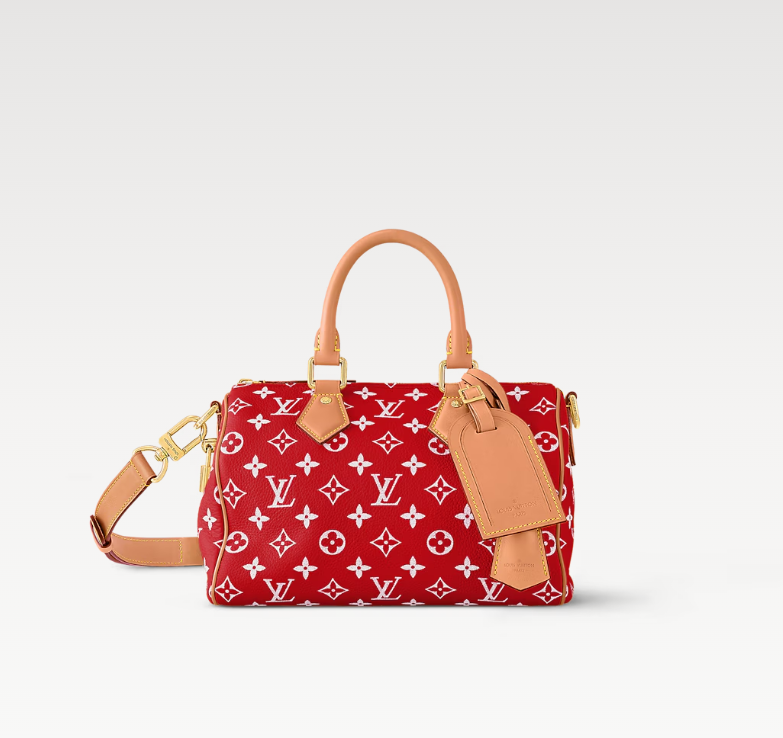 LouisV SPEEDY P9 BANDOULIÈRE 25 Red