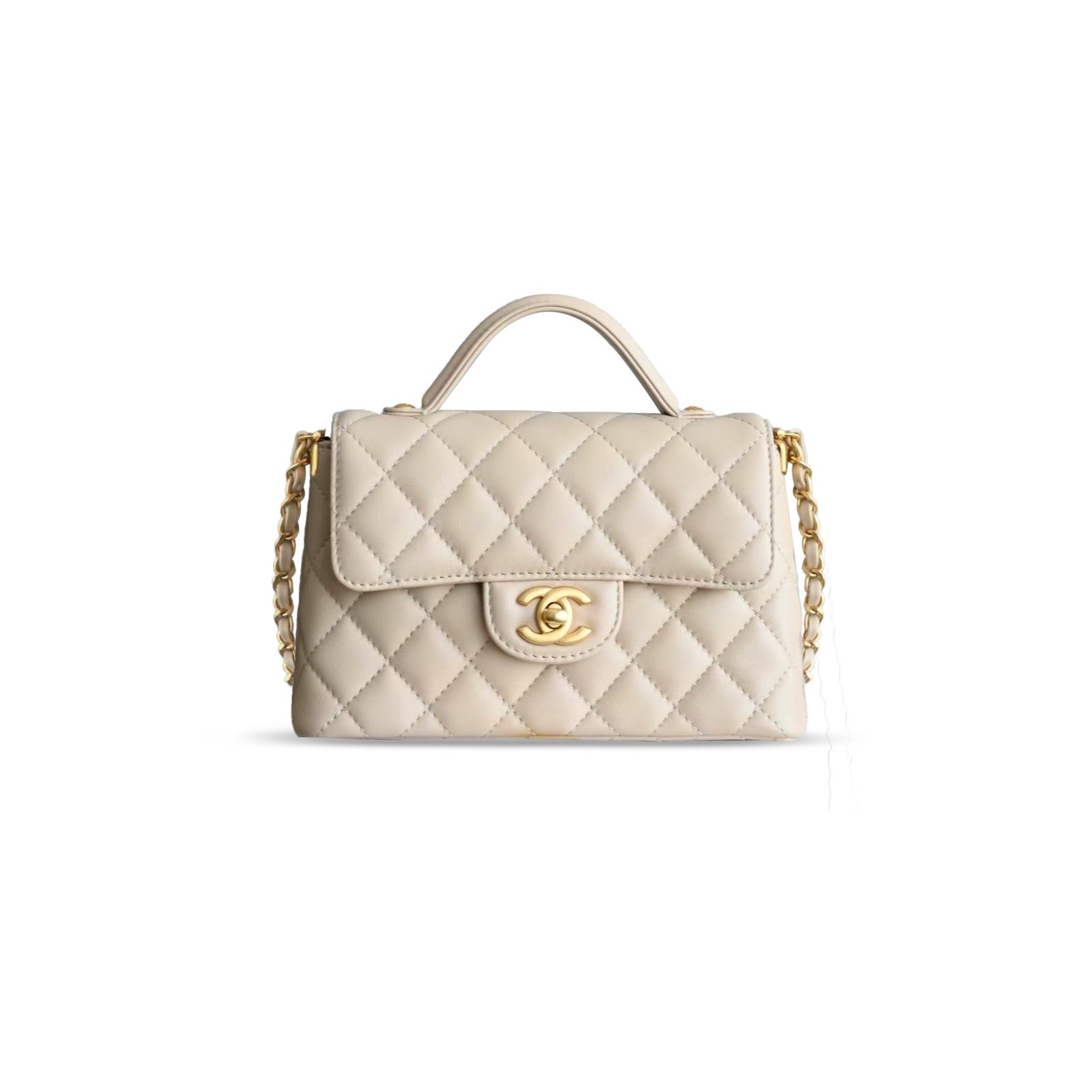 ChanelL KELLY BAG WITH TOP HANDLE AS5355 (22*11.5*6cm)
