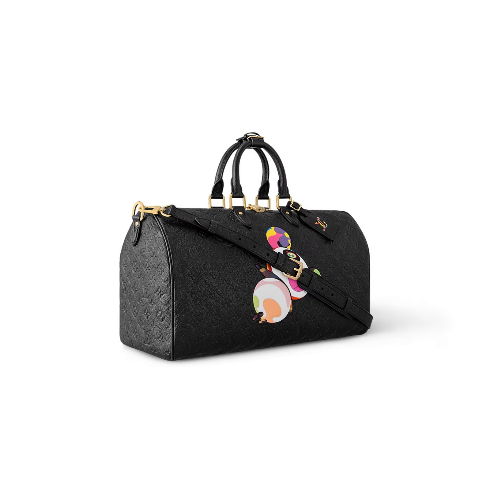 LOUIS VUITTON MURAKAMI LV X TM KEEPALL BANDOULIÈRE 45 M13761 (45*27*20cm)