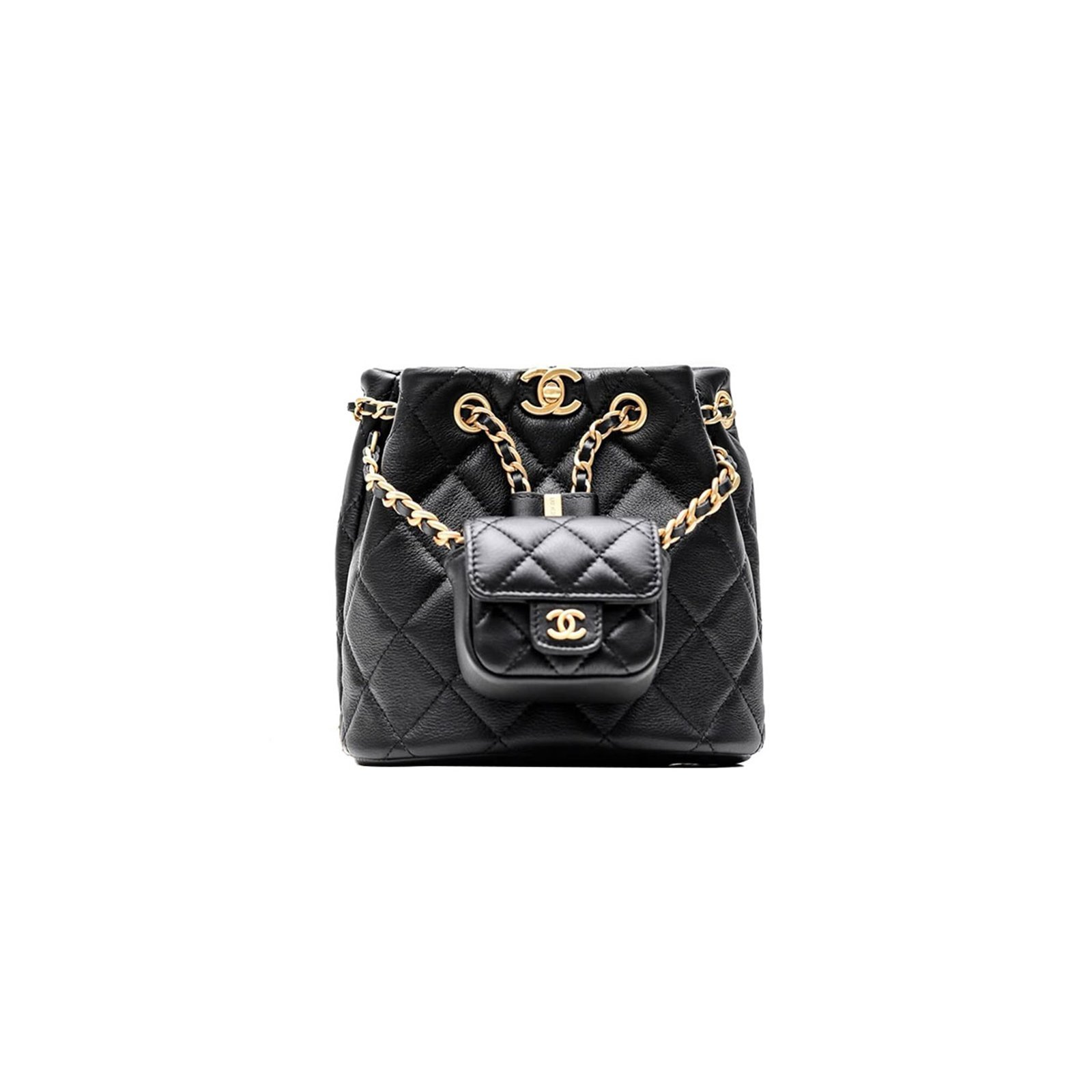 ChanelL MASTER 23A DOUBLE AND DOUBLE BACKPACK AS3947 (17*16.5*12cm)