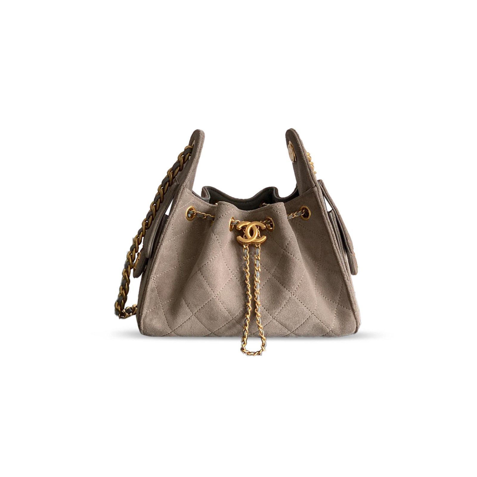 ChanelL MASTER 25 MINI HOBO BAG GRAINED CALFSKIN AS5631 (22*20*12.5cm)
