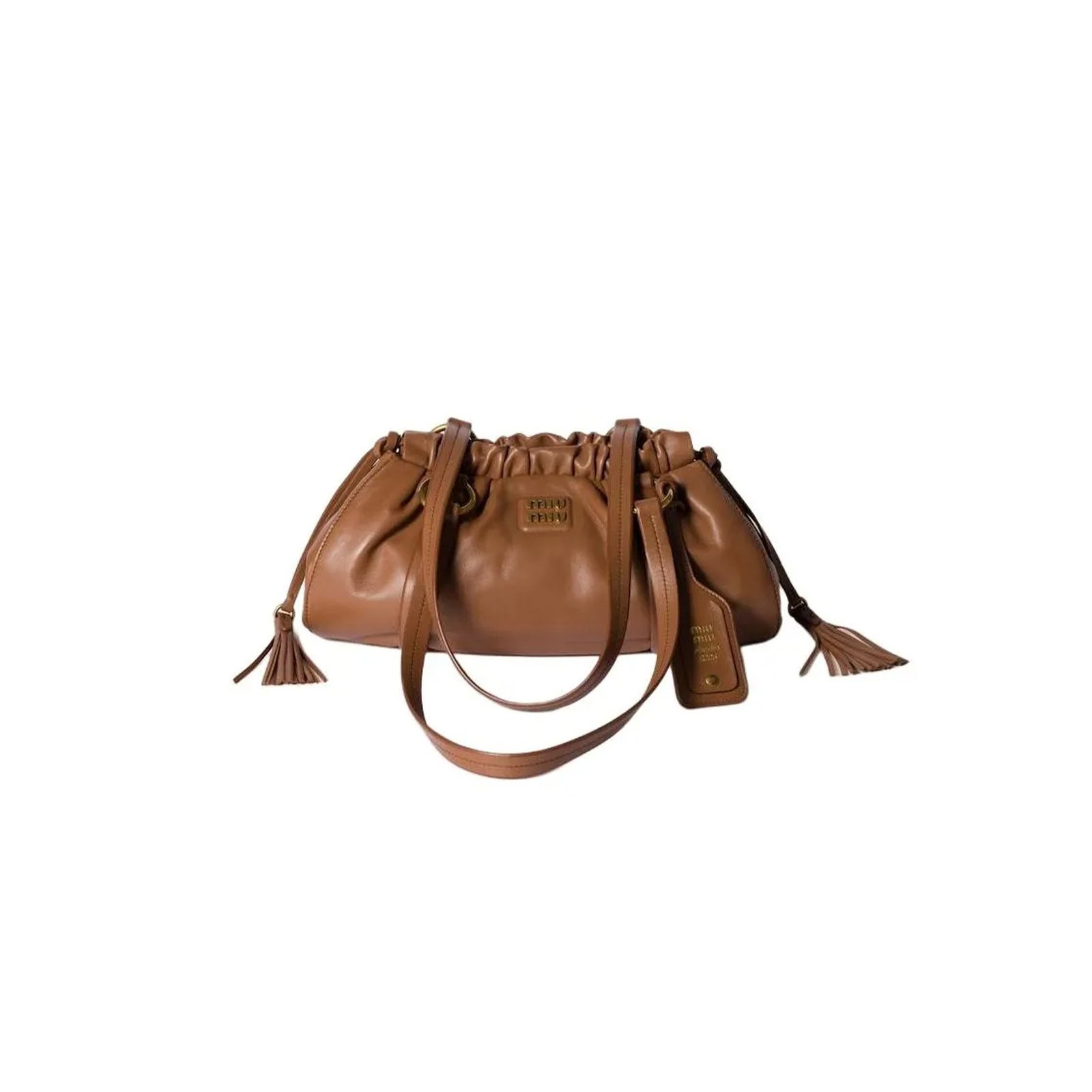 MIUMIU JOIE NAPPA LEATHER BAG 5BG306 (32*16*10.5cm)
