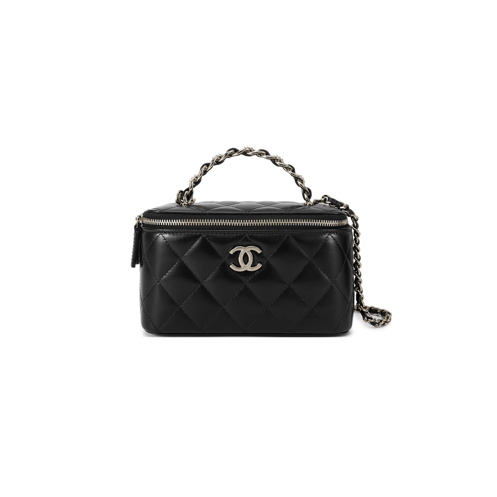 ChanelL MASTER CRYSTALS TOP HANDLE VANITY AP3593 (17*9.5*8cm)
