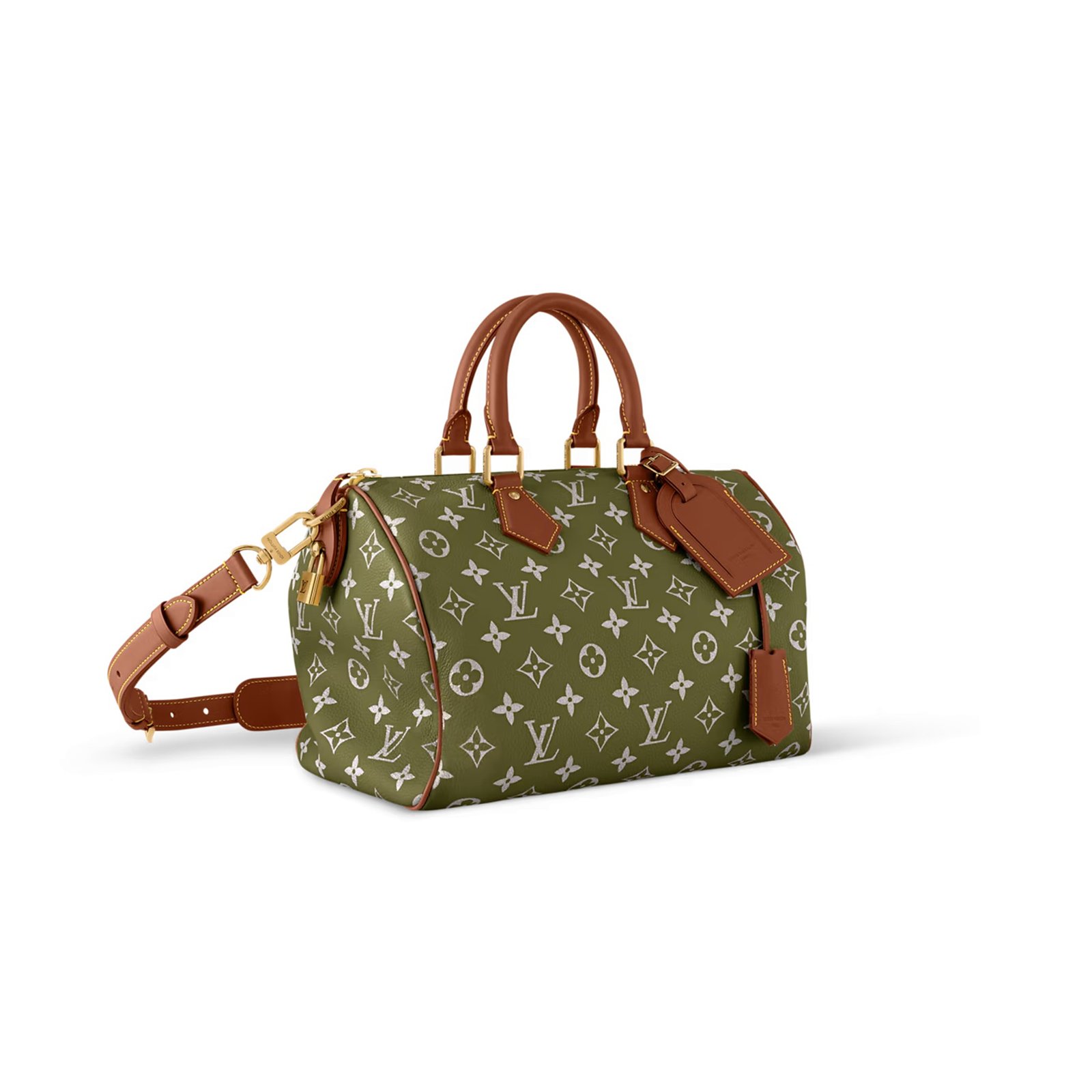 LouisV SPEEDY P9 BANDOULIÈRE 30 M15241 (32*23*18cm) Green Sancha