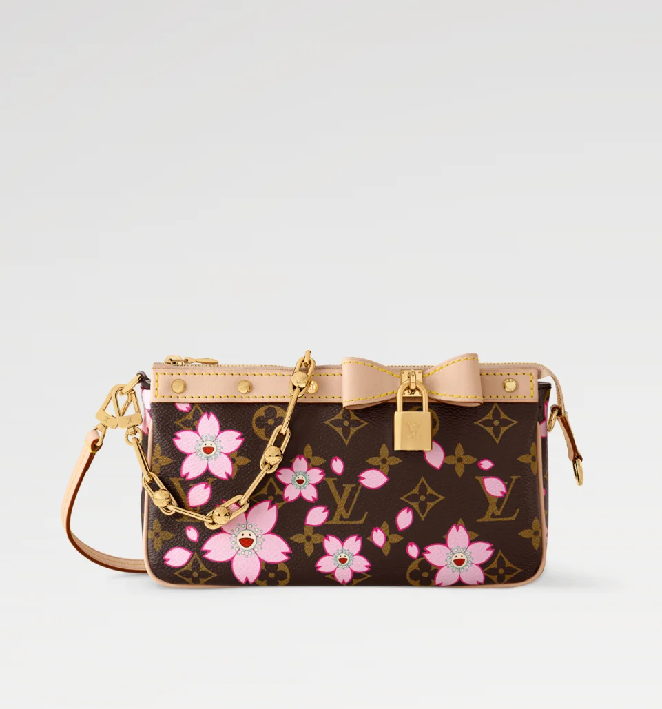 LOUIS VUITTON MURAKAMI LV × TM POCHETTE ACCESSORY M13666 (22*13*4cm)