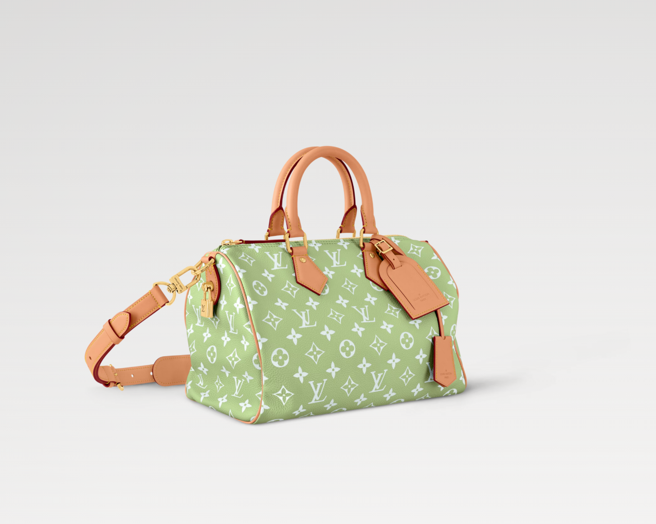 LouisV SPEEDY P9 BANDOULIÈRE 30 M14064 (32*22.5*18cm) Frozen Lime