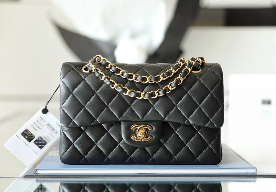 Chanell Flap Bag-Lambskin-23CM