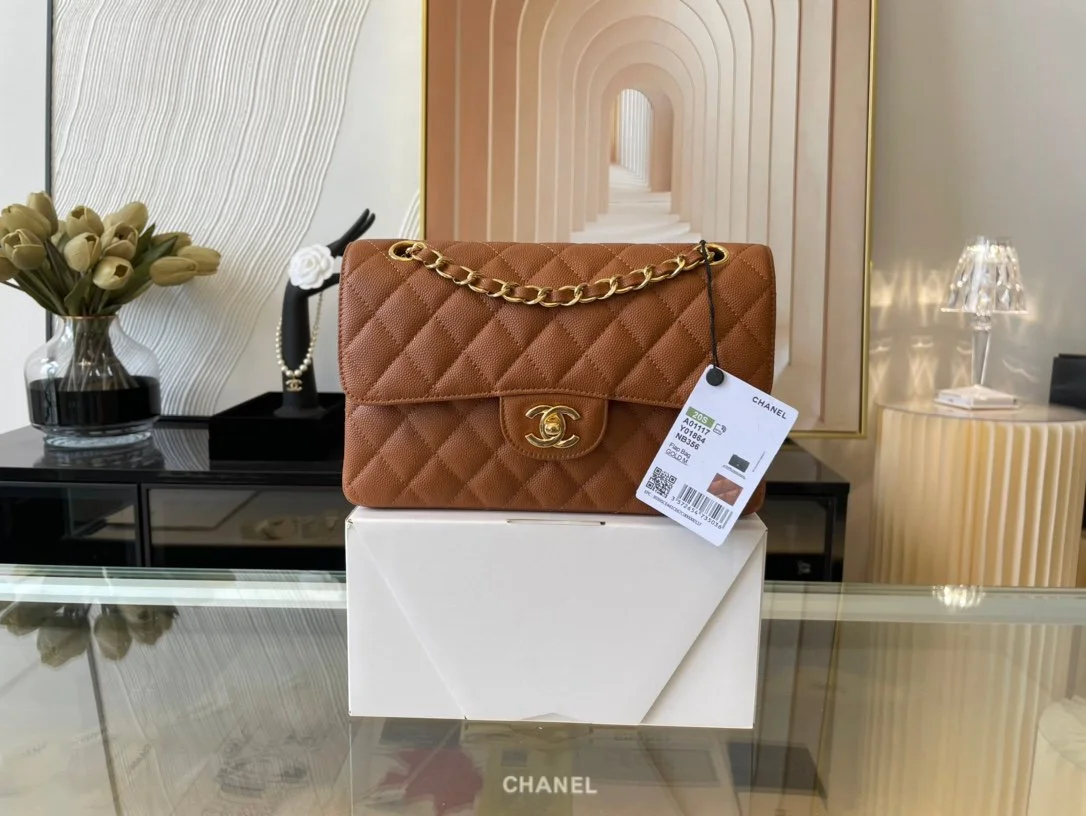 Chanell Flap Bag-Caviar-23CM