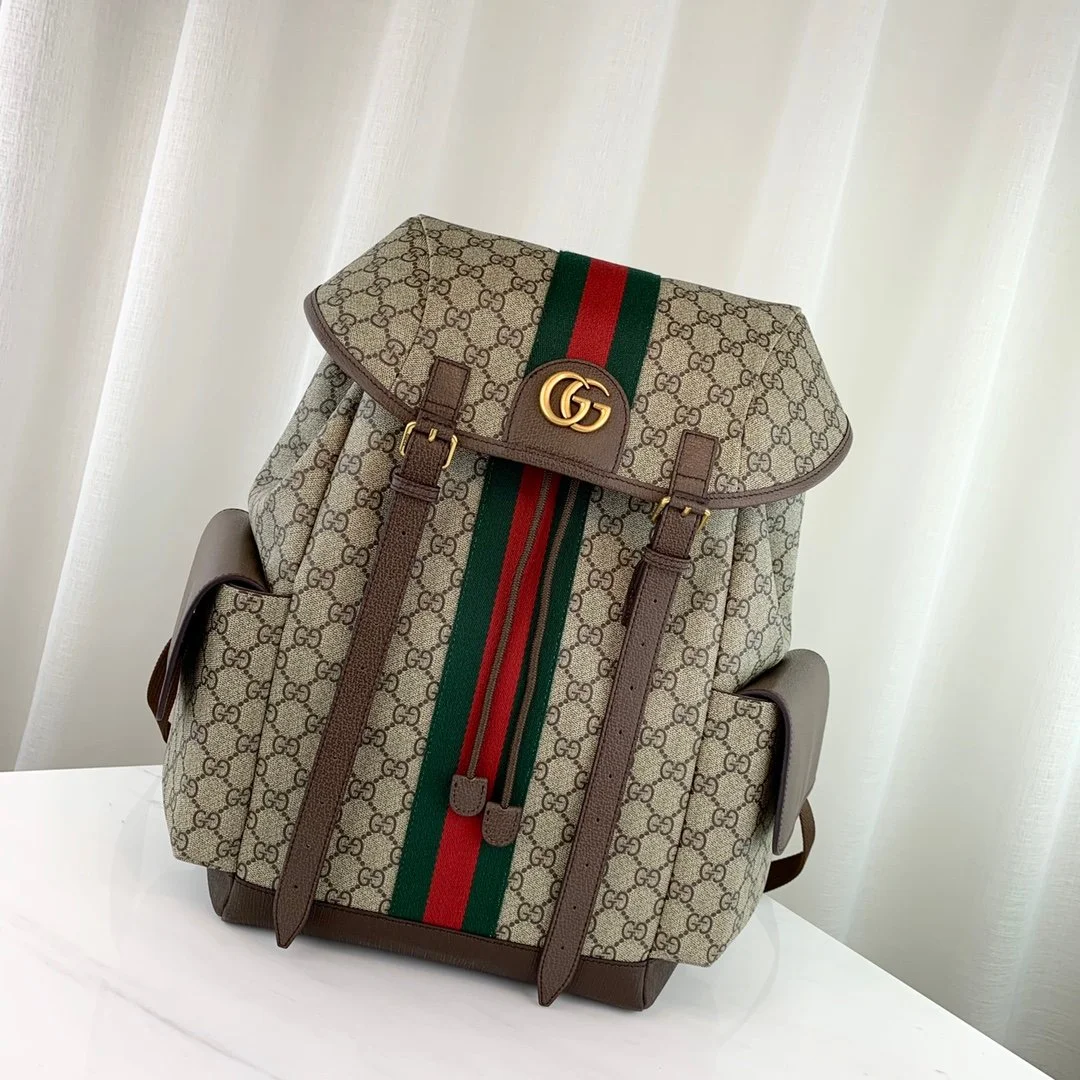 Gucci GG SupremeBackpack-24*40*16CM