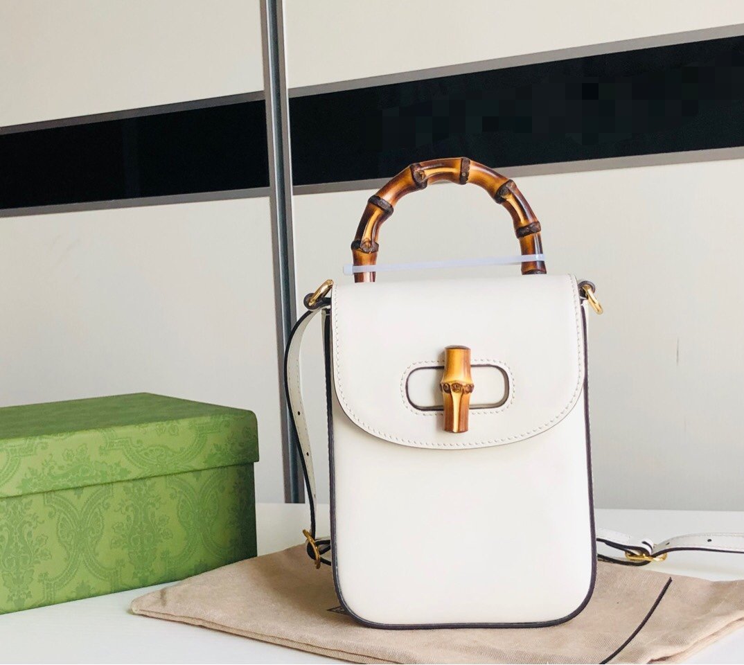 Gucci Bamboo Mini handbag-14*16*4CM