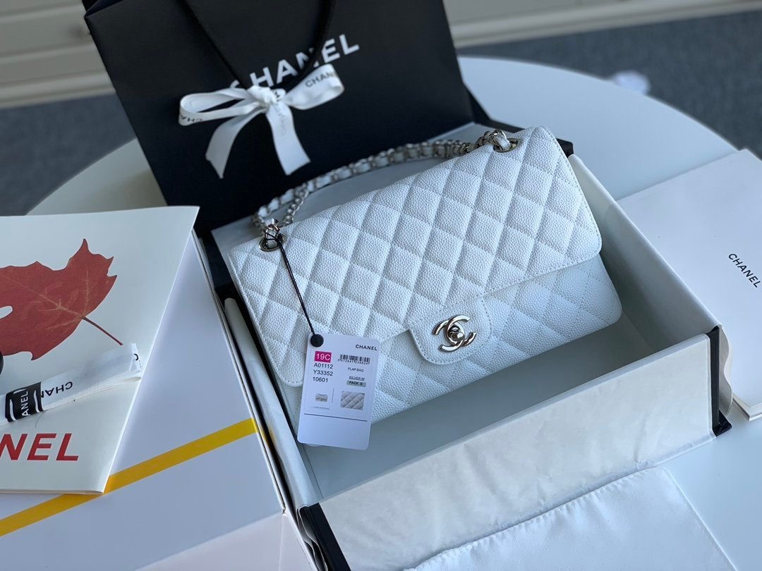 Chanell Flap Bag-Caviar Leather-25CM