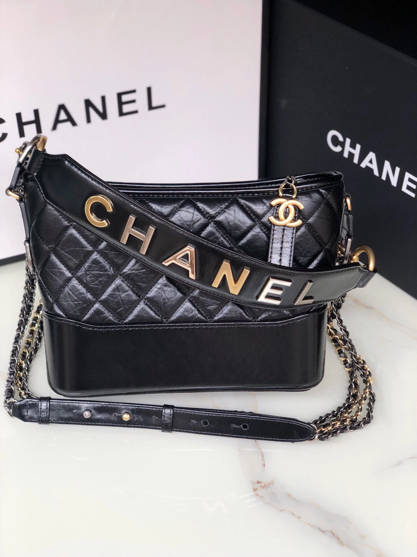 Chanell Medium Gabrielle Handbags-25CM