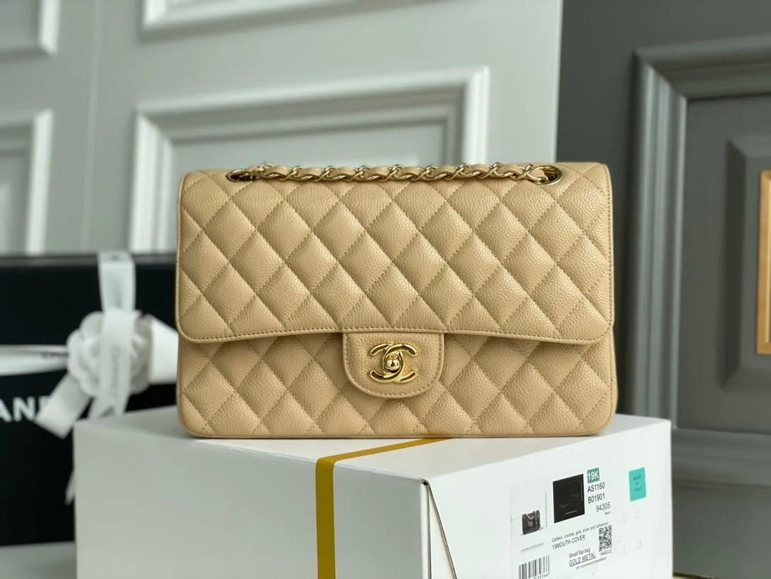 Chanell Flap Bag-Caviar Leather-25CM