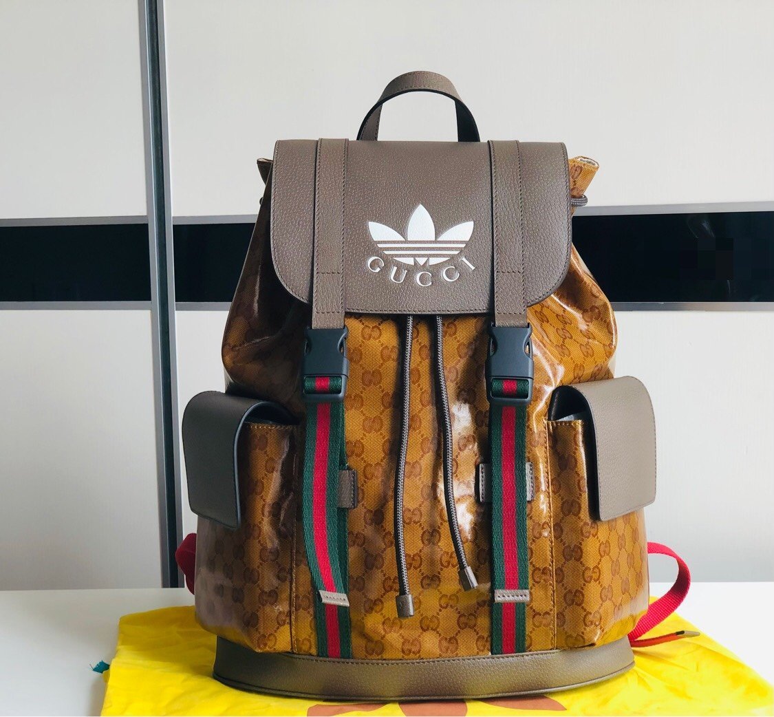 Adidas x Gucci Backpack-34x42x16CM