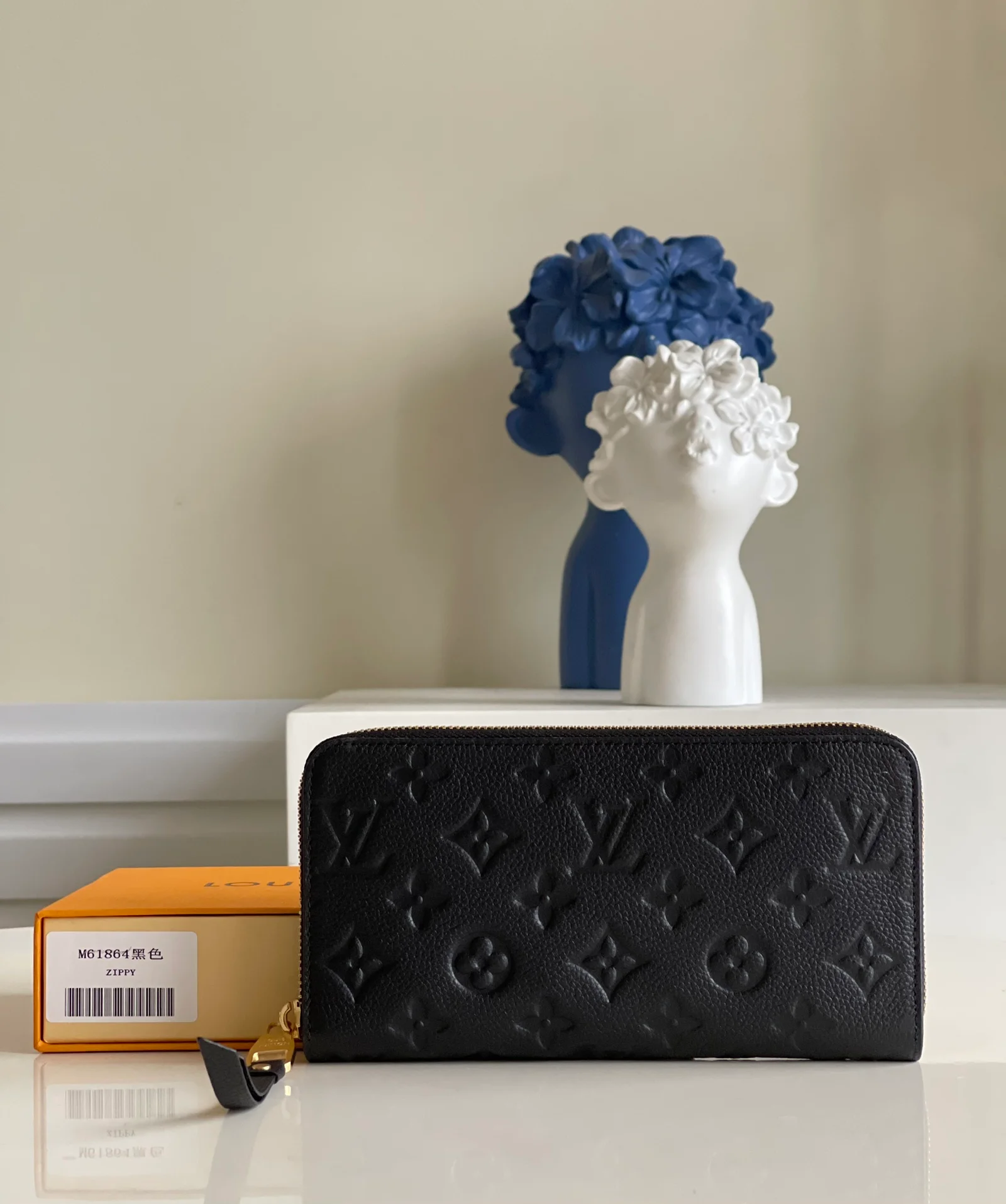 Louis Vuitton Monogram Empreinte Wallet-9.5*10.5*2.5 CM