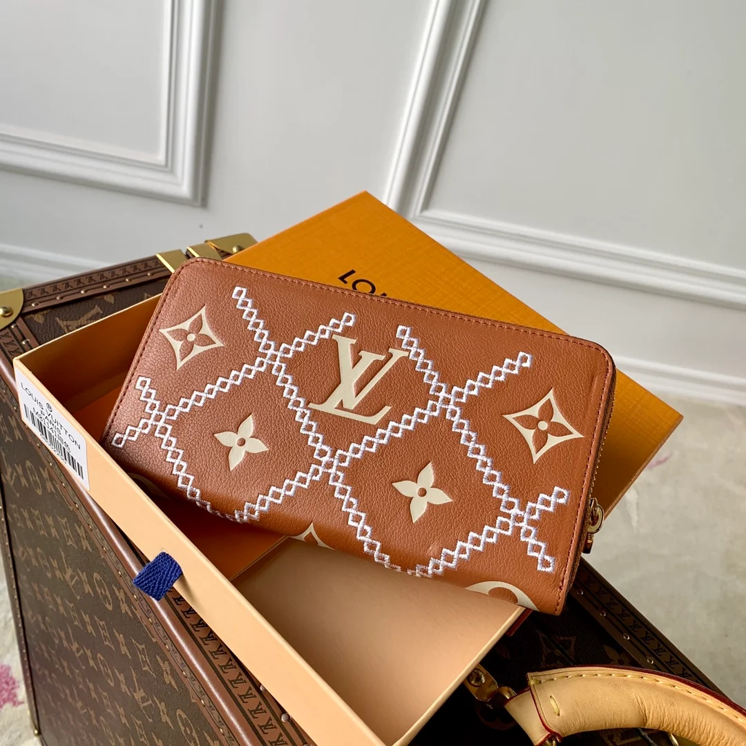 Louis Vuitton Monogram Vernis Zippy Wallet M81141-19.5×10.5×2.5CM