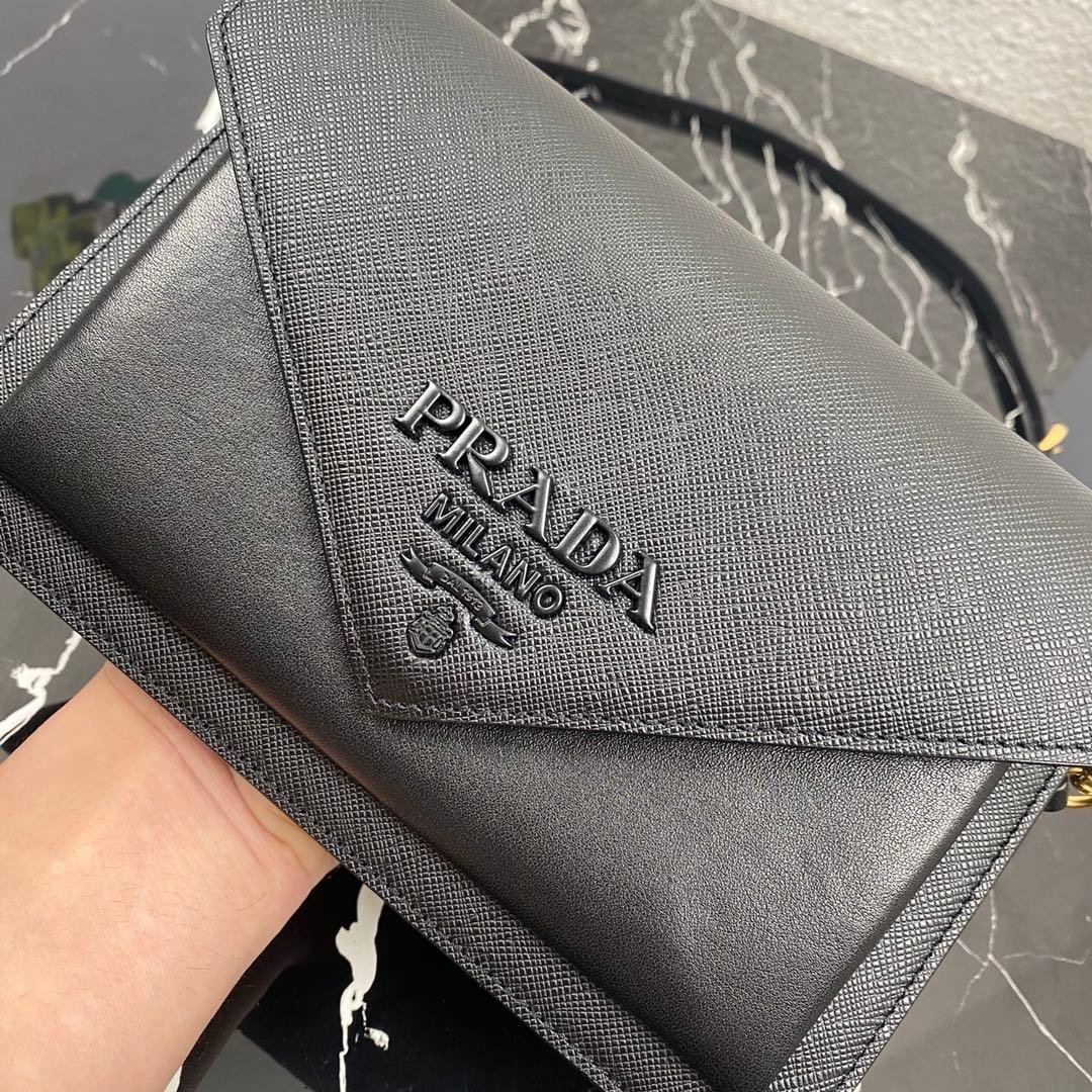Prada 1BP020 Saffiano Chain Bag-20*12*4CM