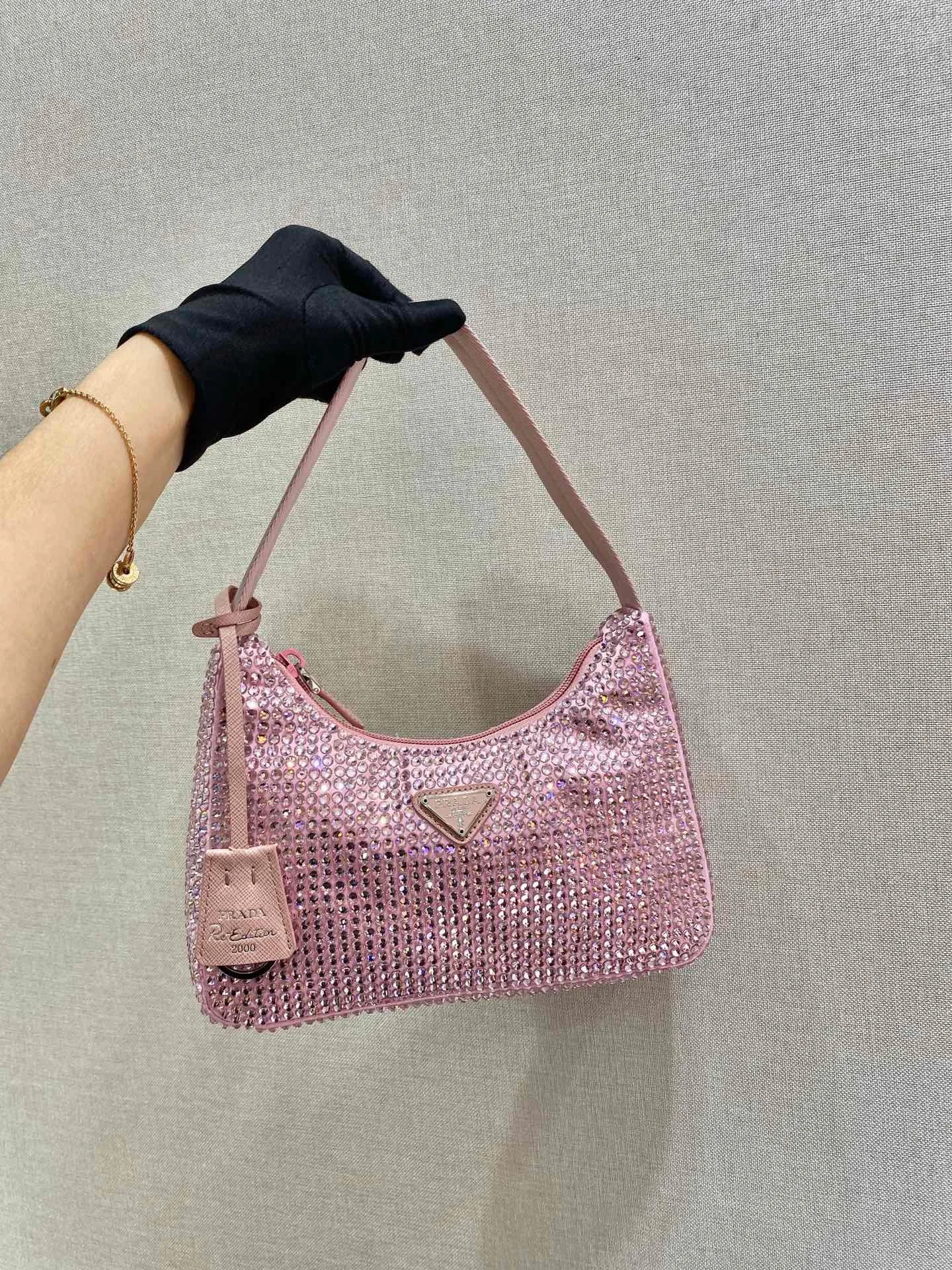 Prada Nylon 1NE515 Hobo Bag-23*14*5CM