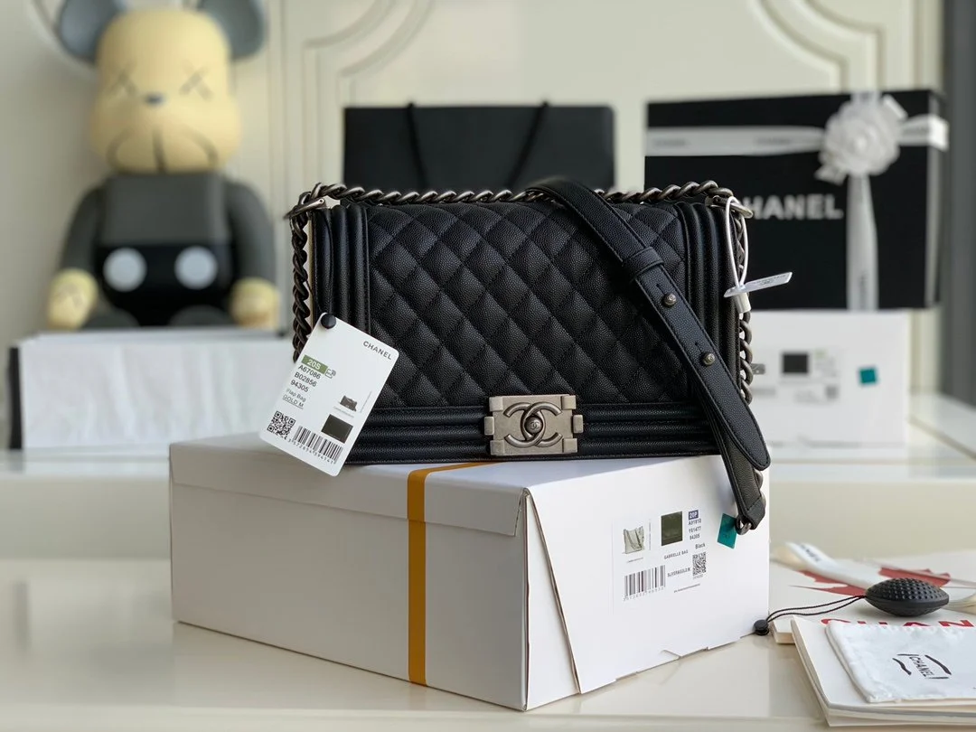 Chanell Boy Bag-Caviar-25CM