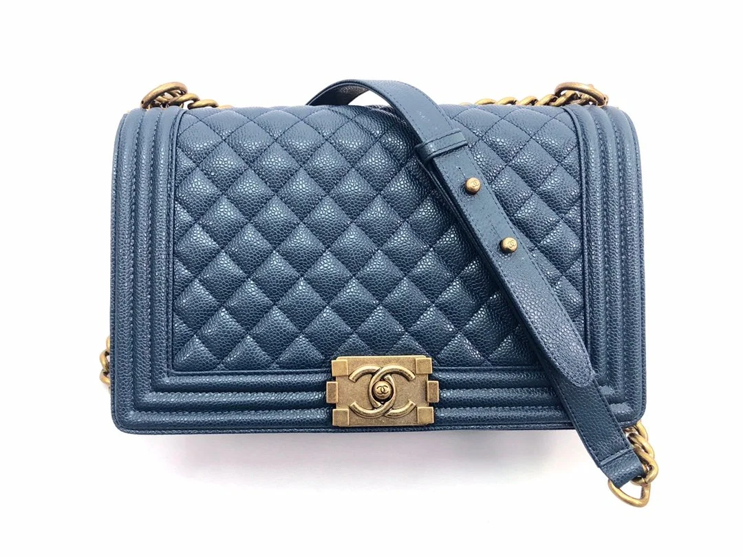 Chanell Boy Bag-Caviar-28CM