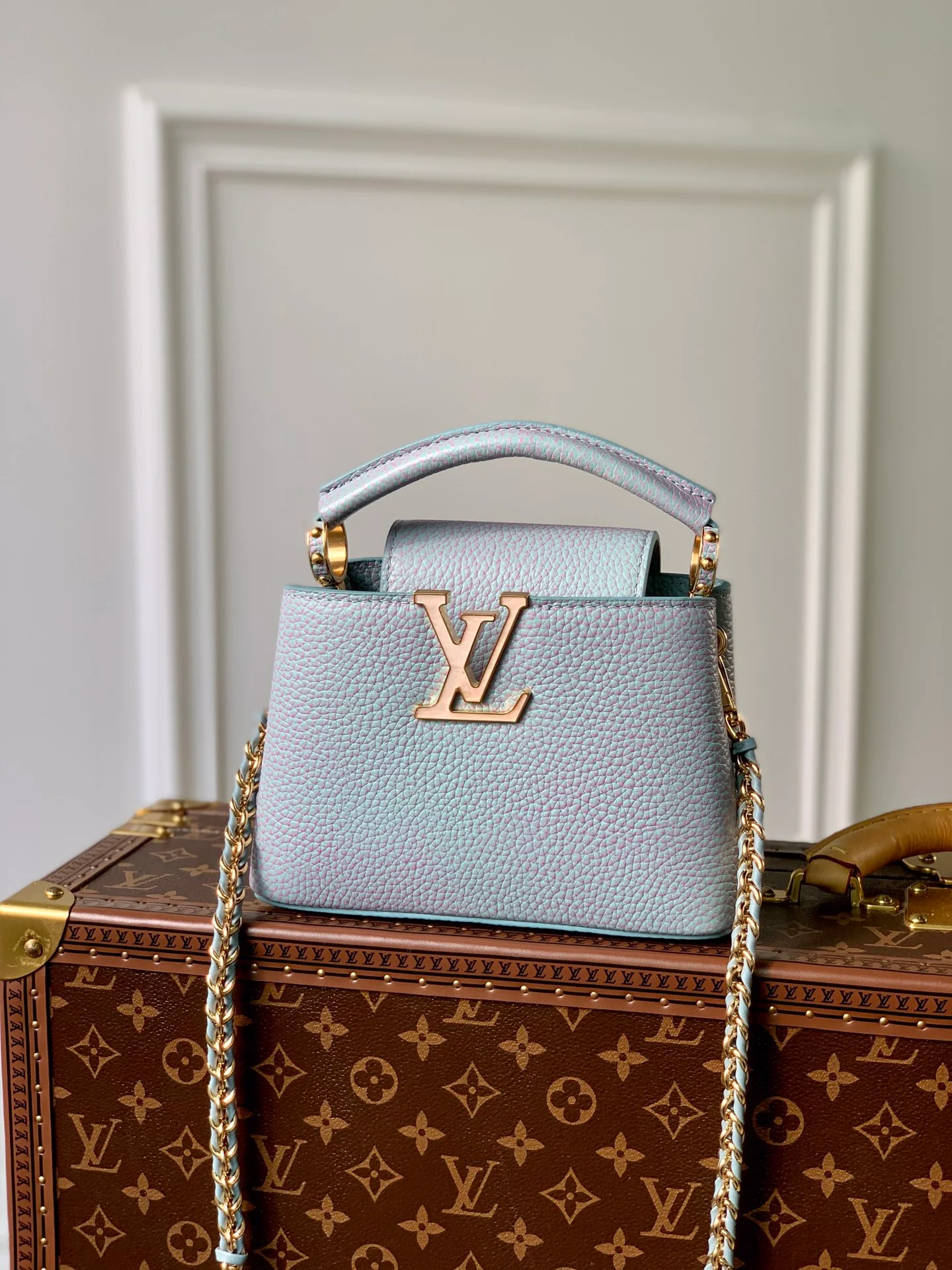 Louis Vuitton Mini Capucines Handlebag-21*14*8CM
