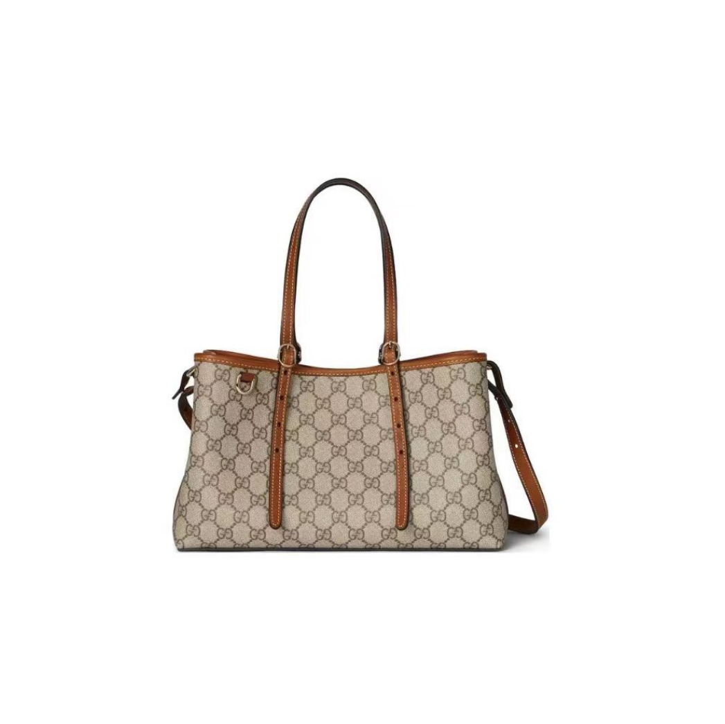 GUCCI GG EMBLEM MEDIUM TOTE BAG 815214 (30*18*11cm)