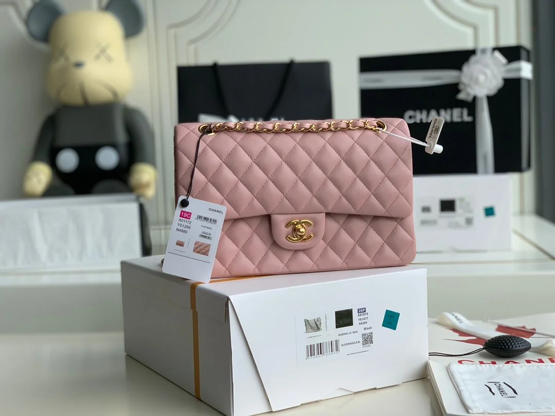 Chanell Flap Bag-Lambskin-25CM
