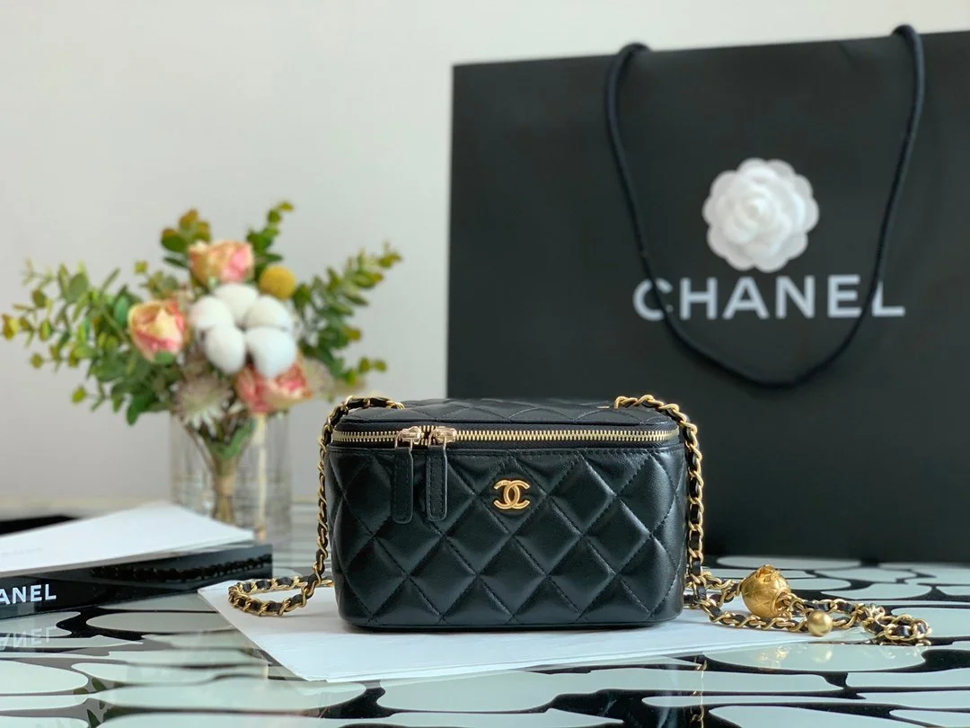 Chanell Cosmetic Bag-16.5×10×8CM
