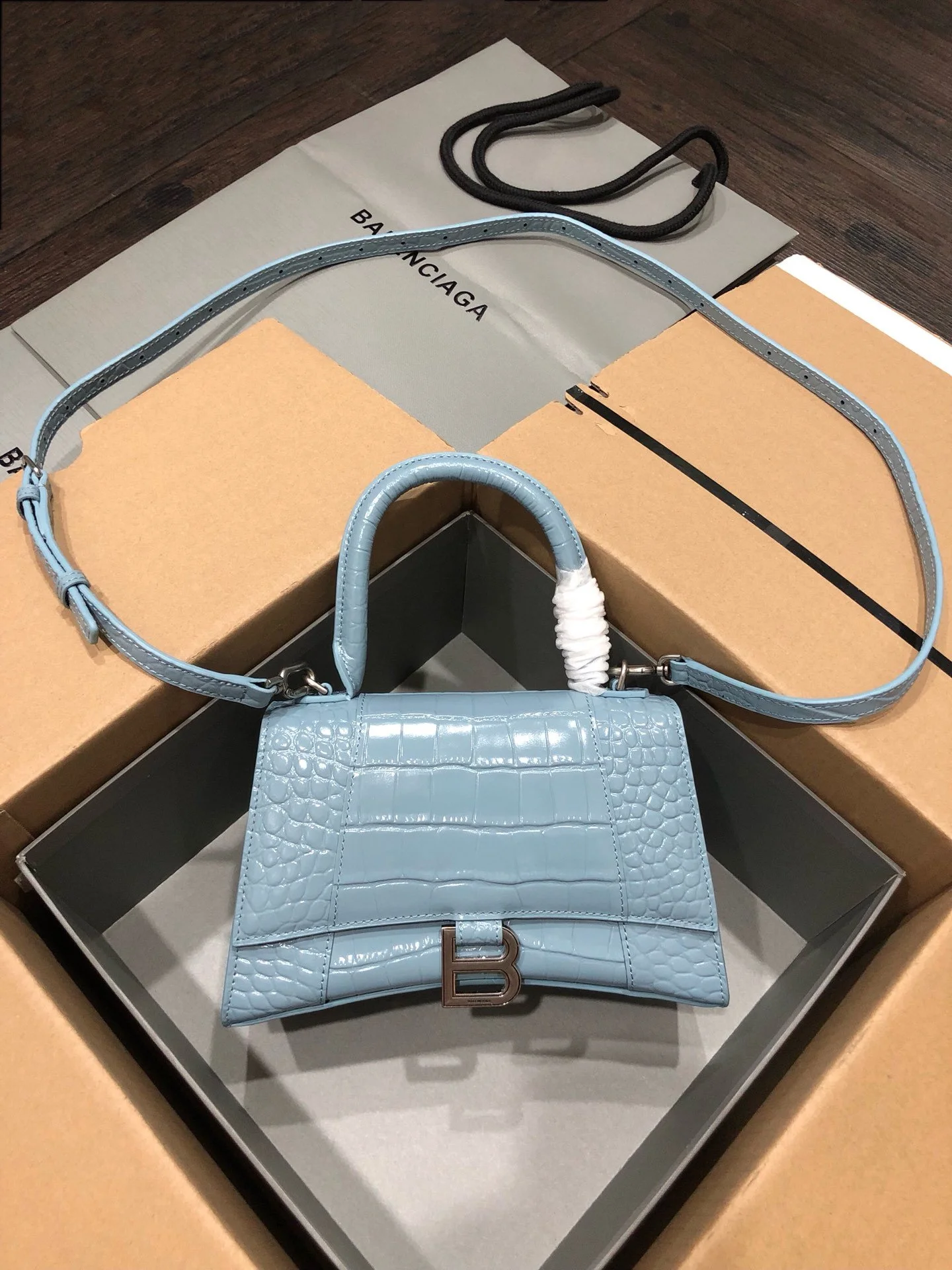 Balenciaga Hourglass Bag-23x10x24CM