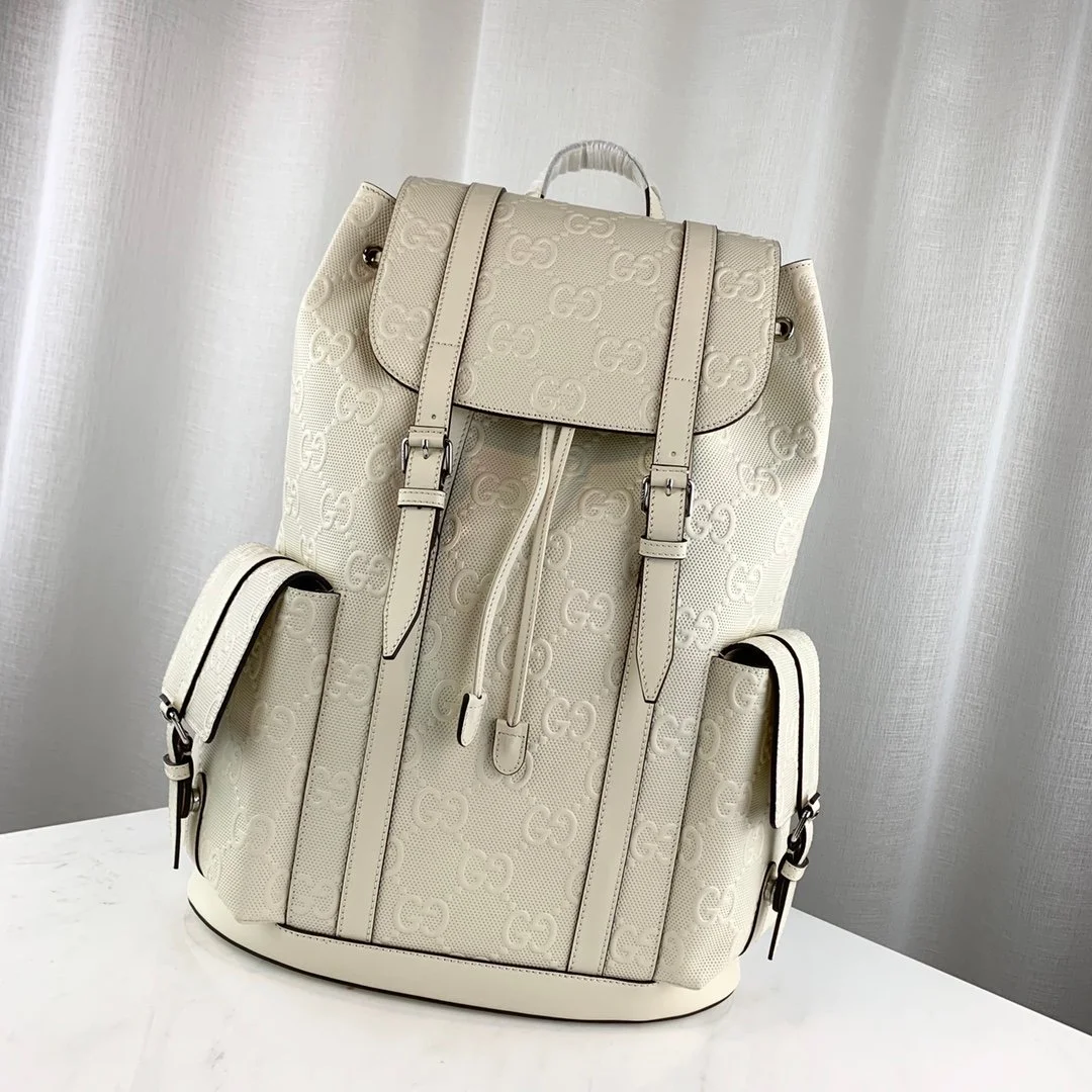 Gucci GG Embossed Backpack-34*41*12