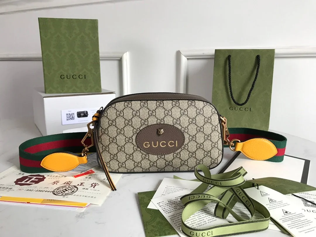 Gucci Vintage GG Supreme-24*15*7.5CM