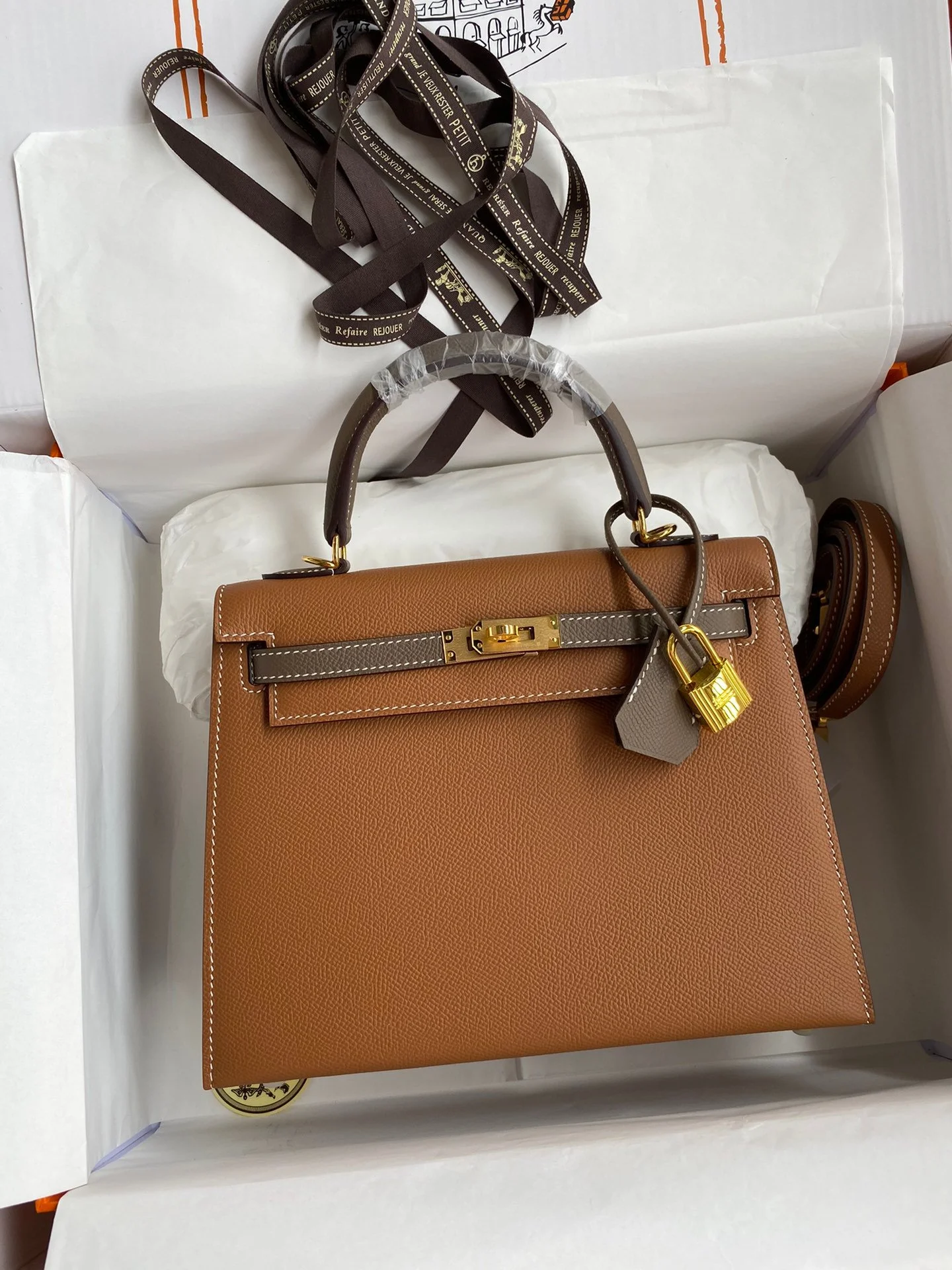 Hermes Kelly-Epsom Leather-25CM