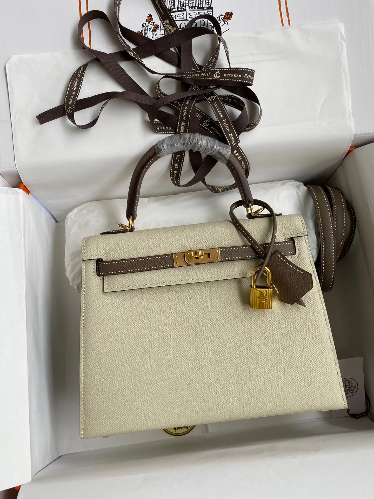 Hermes Kelly-Epsom Leather-25CM