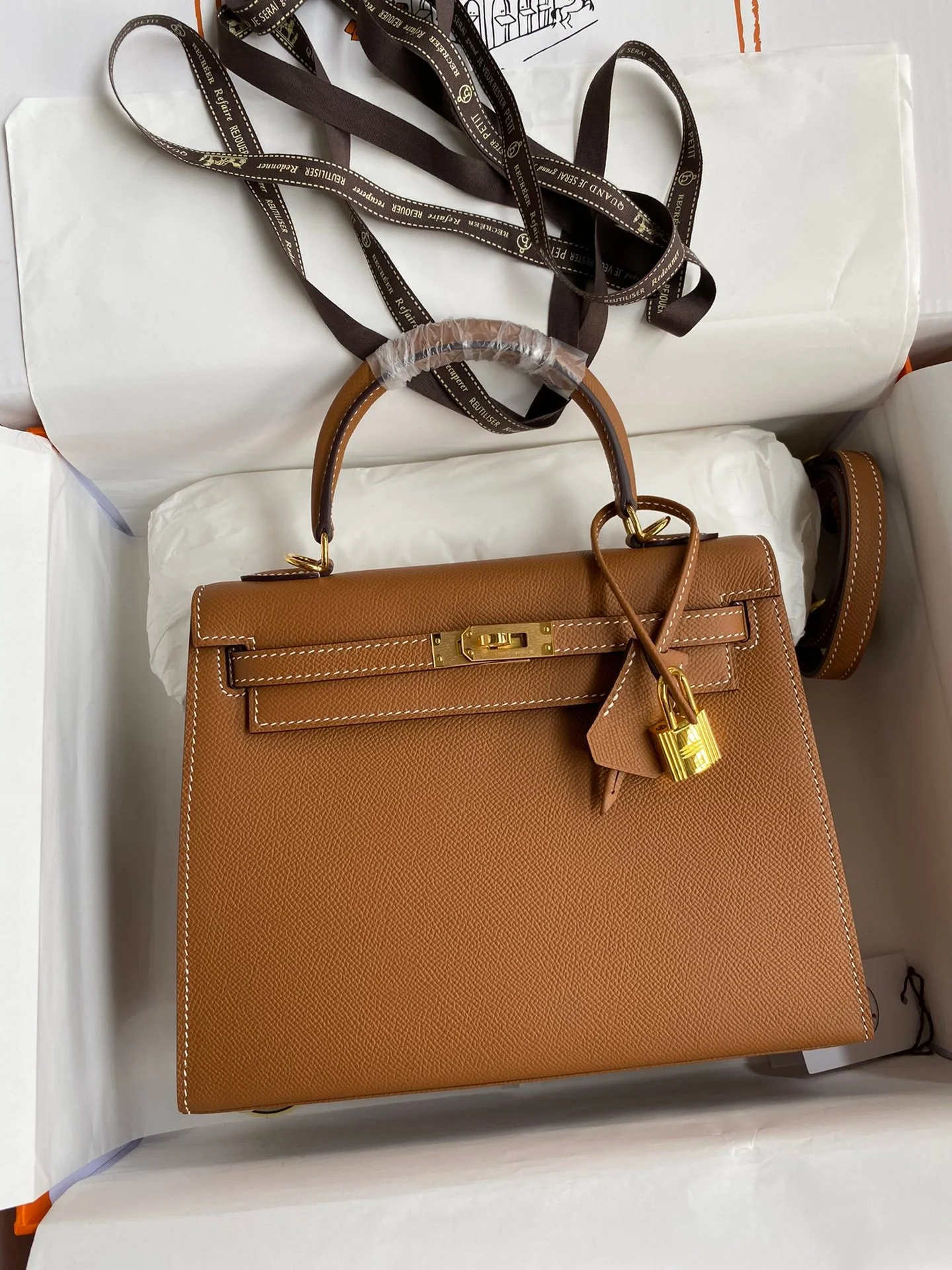 Hermes Kelly-Epsom Leather-25CM