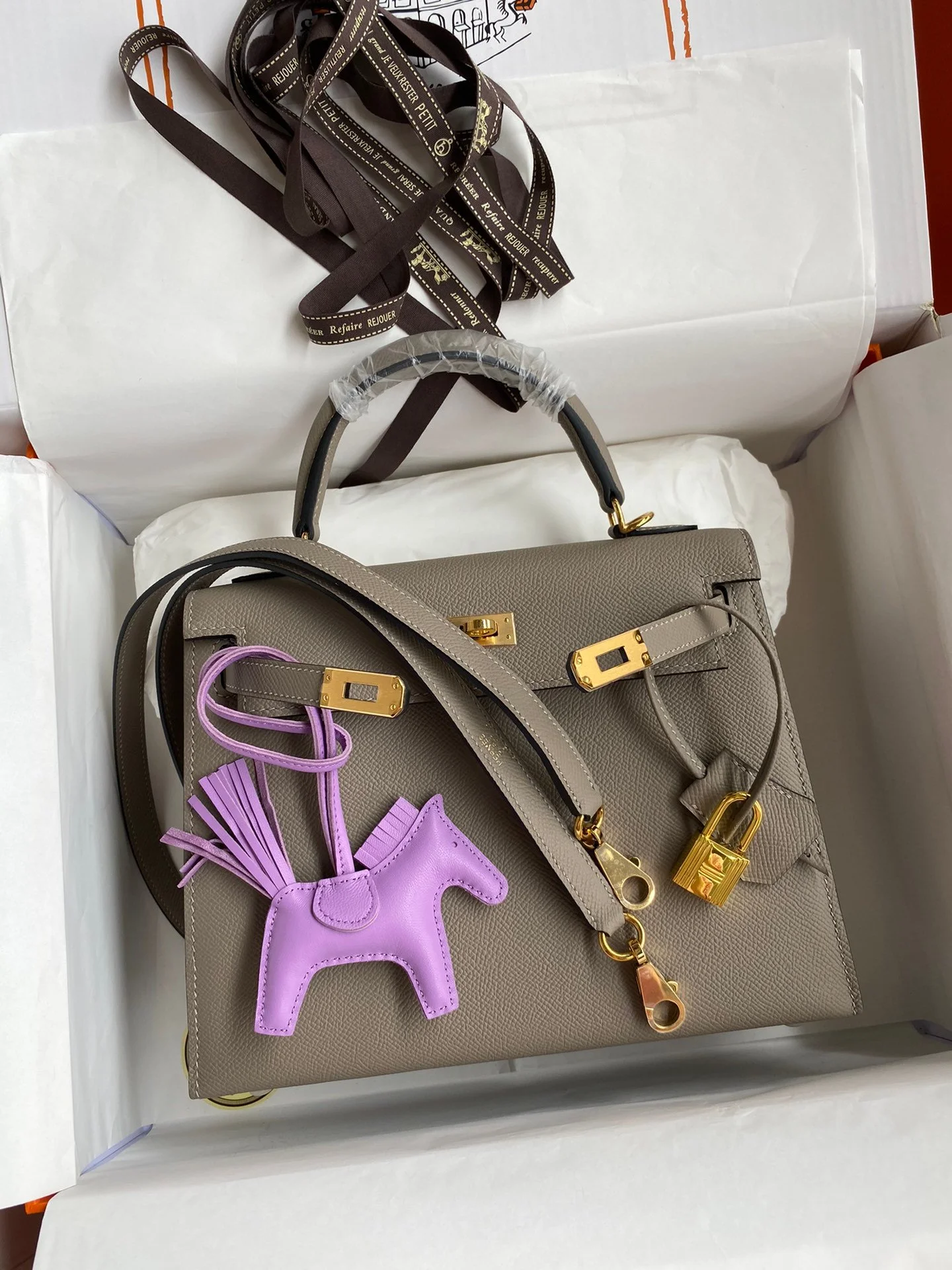 Hermes Kelly-Epsom Leather-25CM