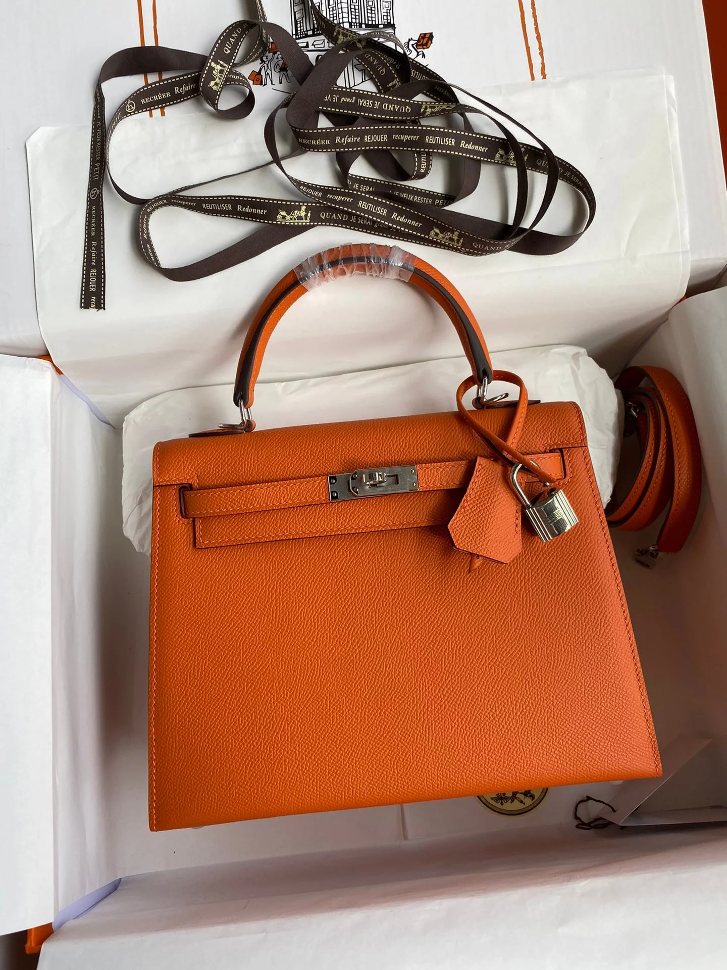 Hermes Kelly-Epsom Leather-25CM