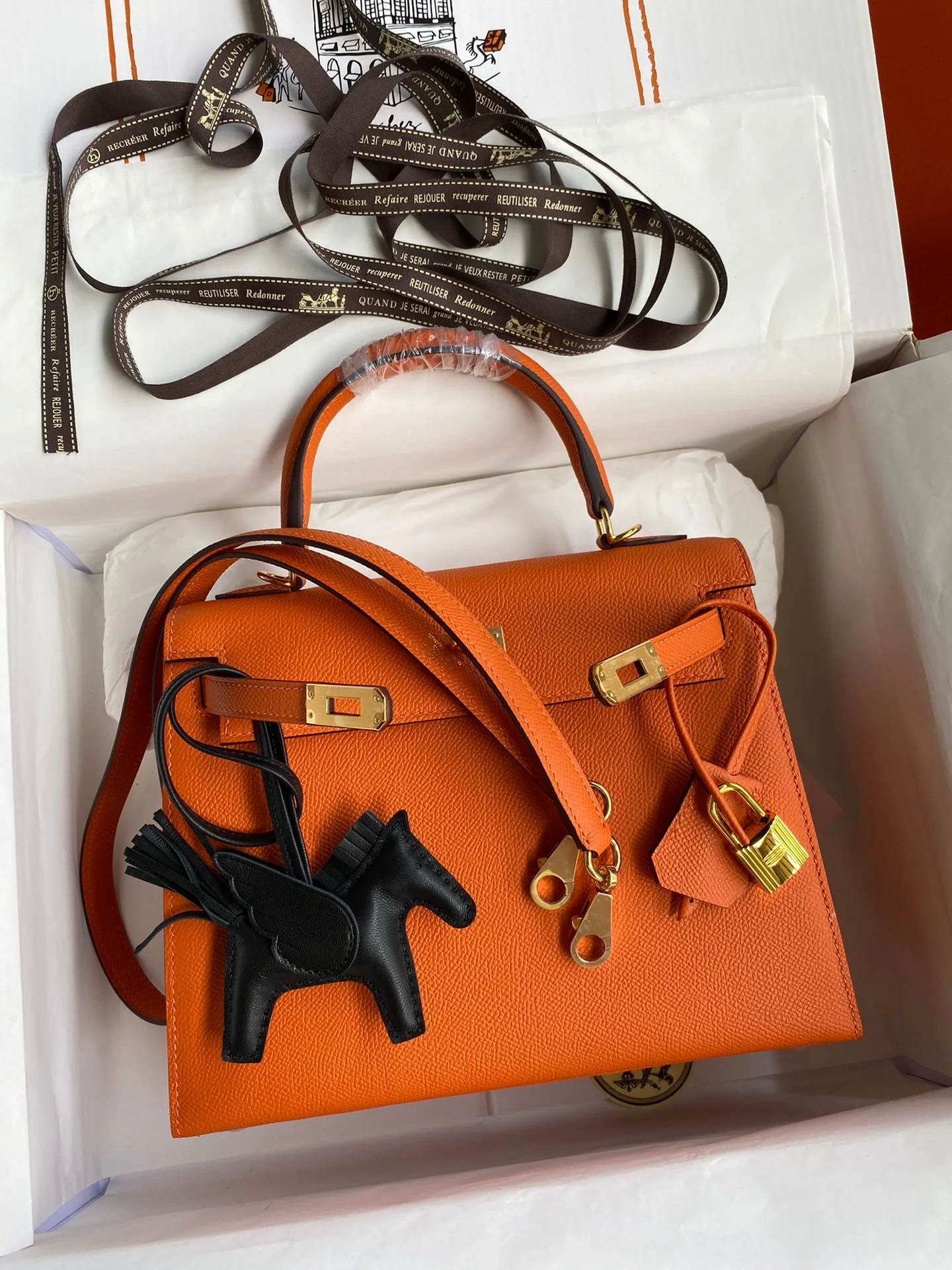 Hermes Kelly-Epsom Leather-25CM