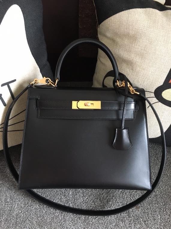 Hermes 28 Kelly Box Leather-28CM