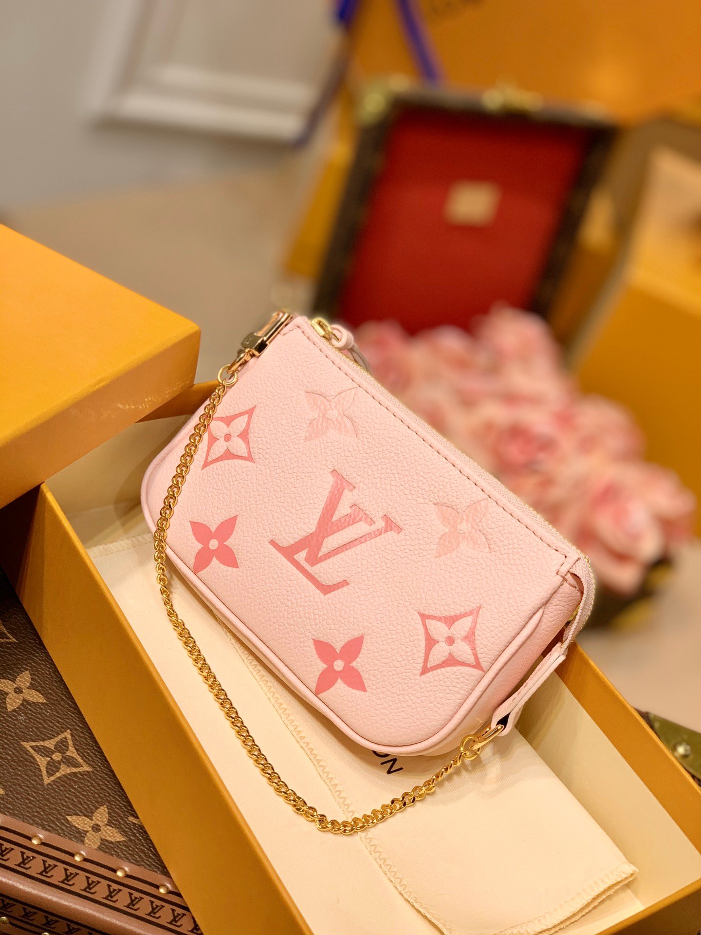 Louis Vuitton Mini Pochette Accessoires-15*9.5*3CM
