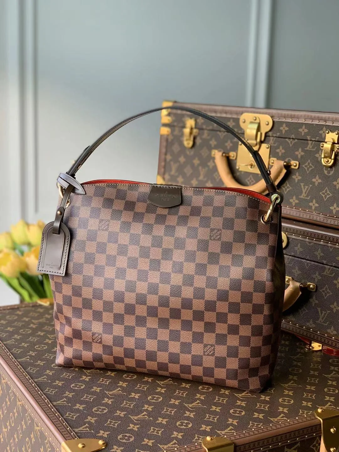 Louis Vuitton Graceful Handbags-35*30*11CM