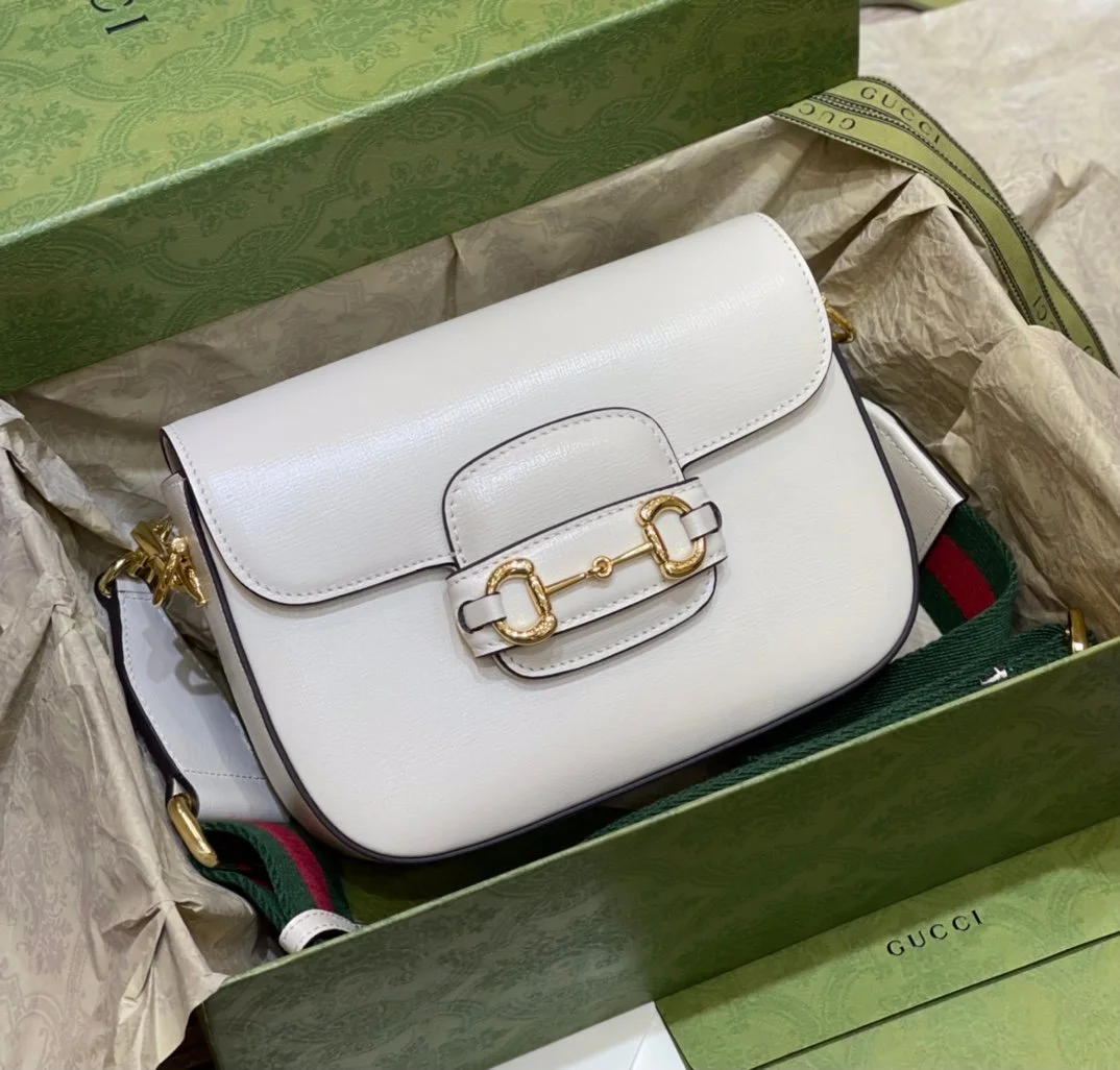 Gucci 1955 Horsebit Shoulder Bag-20.6*14.4*5.1CM