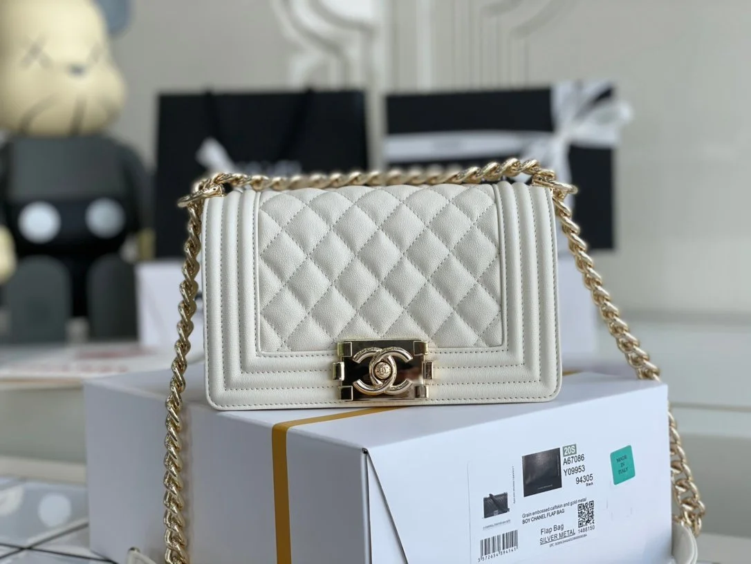 Chanell Boy Bag-Caviar-20CM