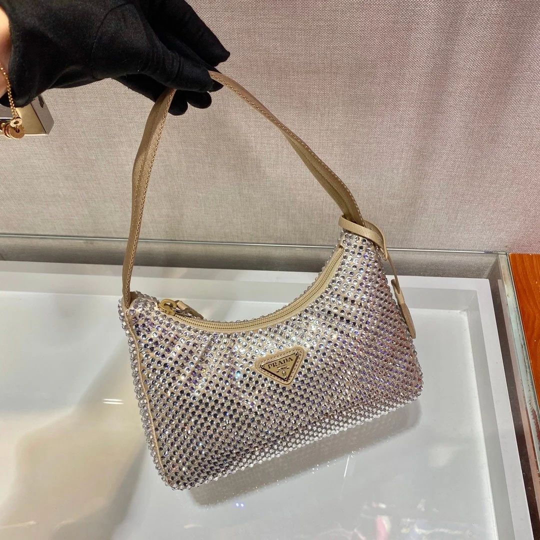 Prada Nylon 1NE515 Hobo Bag-23*14*5CM