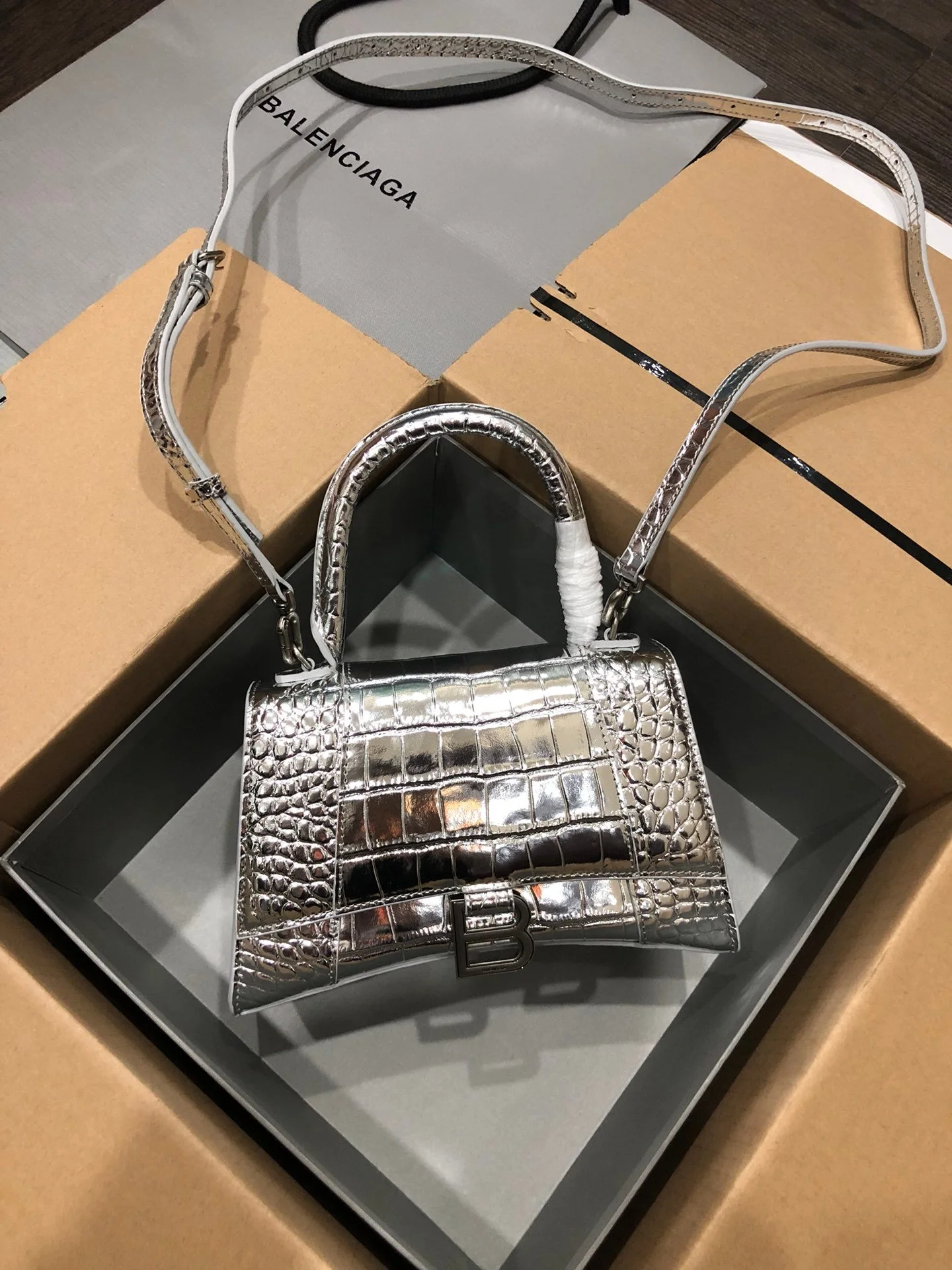 Balenciaga Hourglass Bag-23x10x24CM