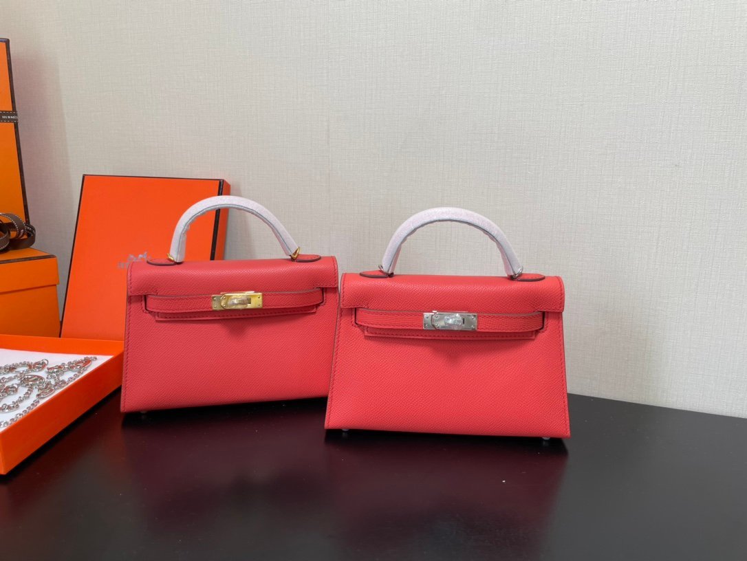 Hermes Kelly-Gold&Silver Hardware-19CM