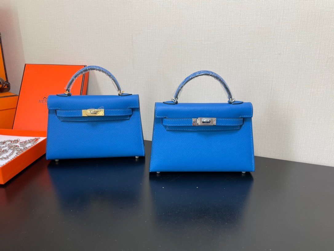 Hermes Kelly-Gold&Silver Hardware-19CM