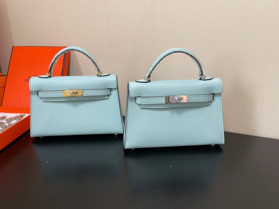 Hermes Kelly-Gold&Silver Hardware-19CM