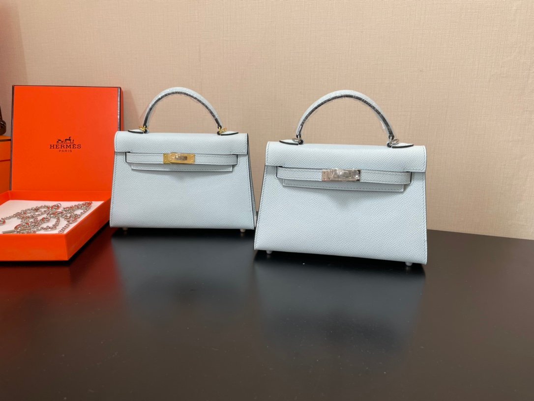 Hermes Kelly-Gold&Silver Hardware-19CM