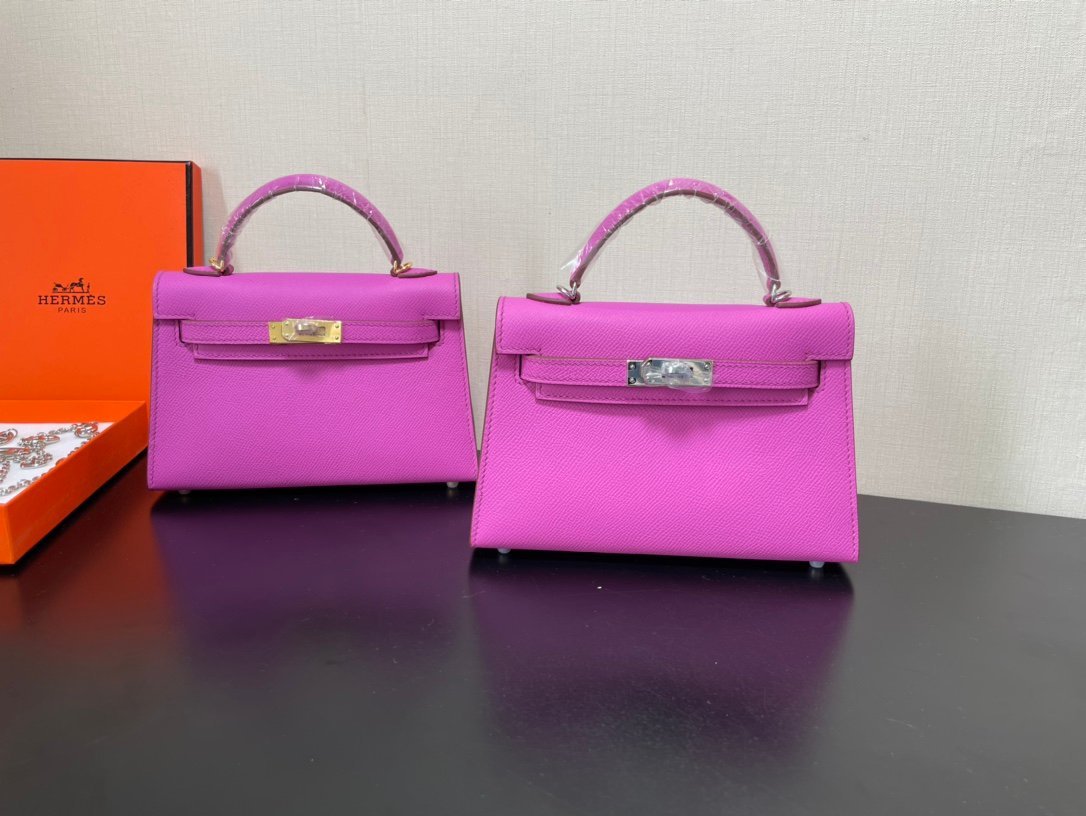 Hermes Kelly-Gold&Silver Hardware-19CM